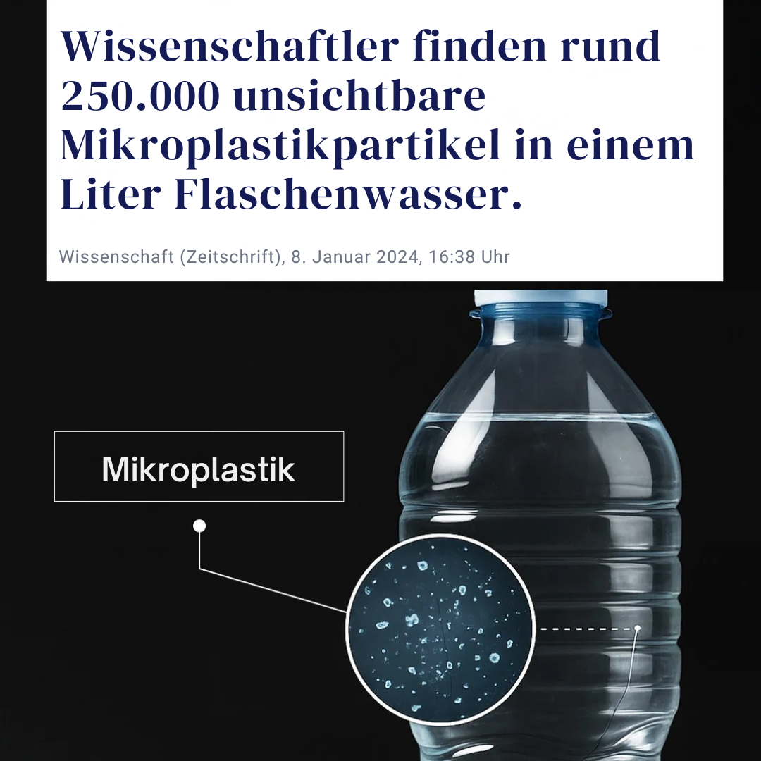 Reine Kupfer-Wasserflasche
